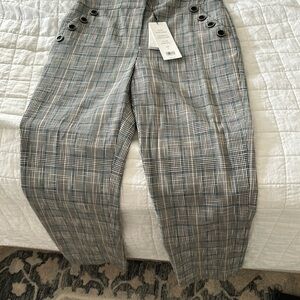 Veronica Beard Friedman Pant, BNWT, Size 2, blue multi